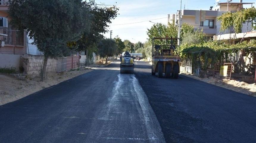 Alaşehir&rsquo;de Sıcak Asfalt &Ccedil;alışması