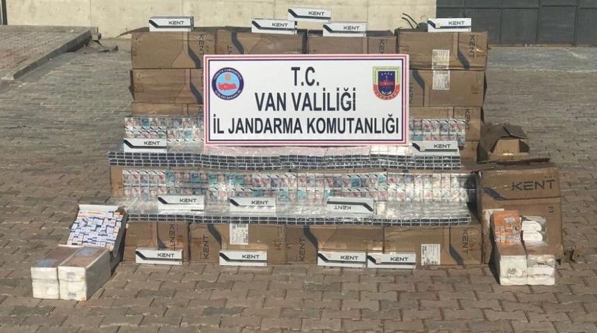 Van&rsquo;da 211 Bin 601 Paket Ka&ccedil;ak Sigara Ele Ge&ccedil;irildi