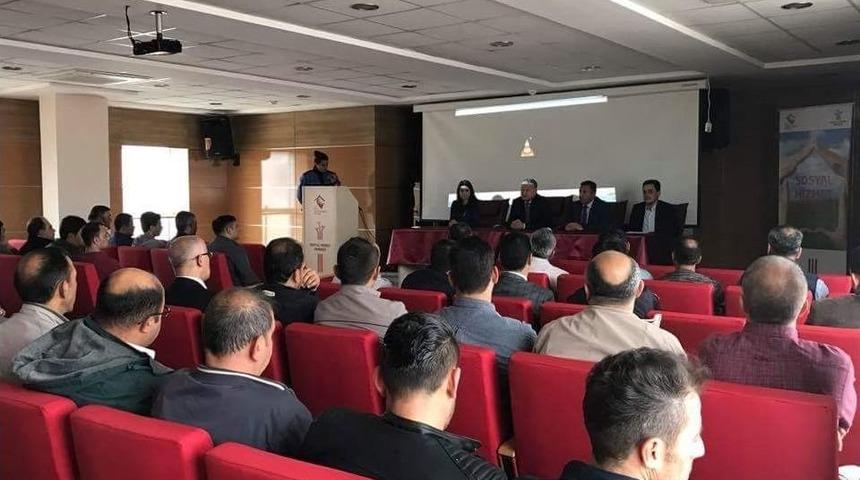 Develi&rsquo;de &Ouml;zel G&uuml;venlik G&ouml;revlilerine Eğitim Semineri Verildi