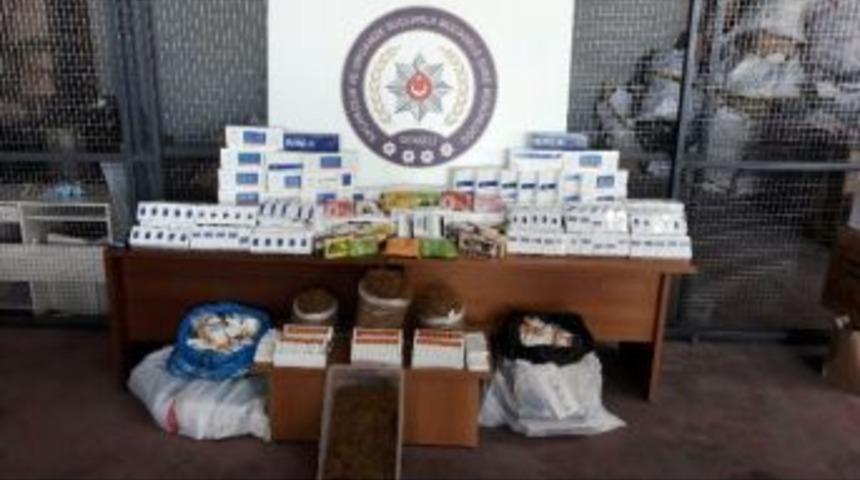 Ka&ccedil;ak T&uuml;t&uuml;n Ve Sigara Operasyonuna 93 G&ouml;zaltı