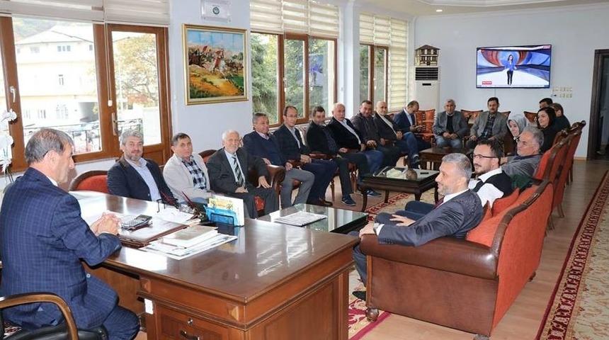 Bi&ccedil;er&rsquo;den Belediye Başkanı &Ouml;zkan&rsquo;a Ziyaret