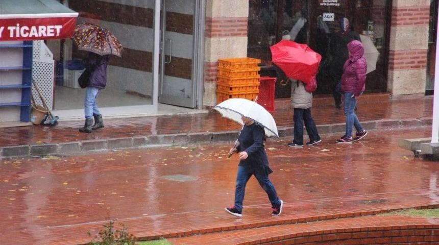 Edirne’de Sağanak