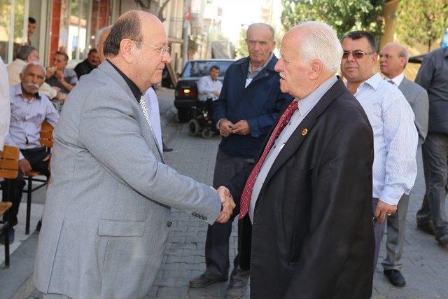 Başkan Özakcan Katıldığı Aşure Hayrında Vatandaşlarla Buluştu