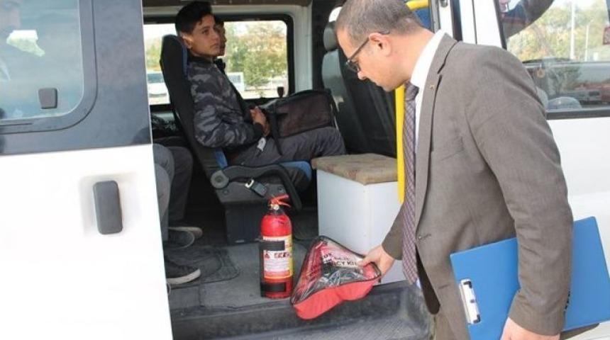 &Ouml;ğrenci Servis Ara&ccedil;ları Denetlendi