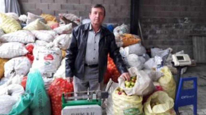 Elmanın &rsquo;yere D&uuml;şeni&rsquo; De Para Ediyor