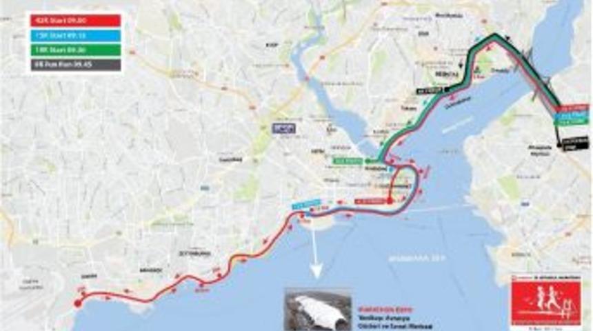Vodafone 39. İstanbul Maratonu&rsquo;nda Yeni Parkurlar Belli Oldu