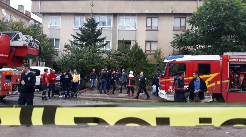 Ankara&rsquo;da Patlama Ve Yangın: 1 &Ouml;l&uuml;, 4 Yaralı