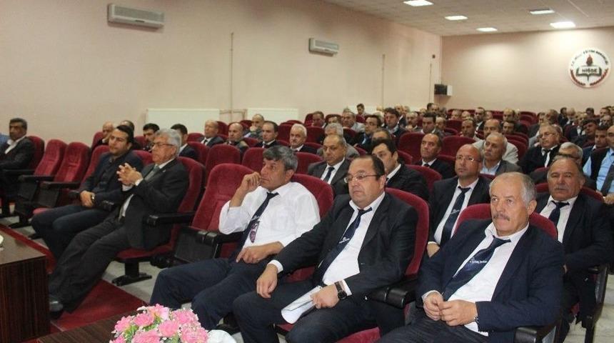 Niğde&rsquo;de Okul Servis Ara&ccedil;ları Değerlendirme Ve Bilgilendirme Toplantısı Yapıldı