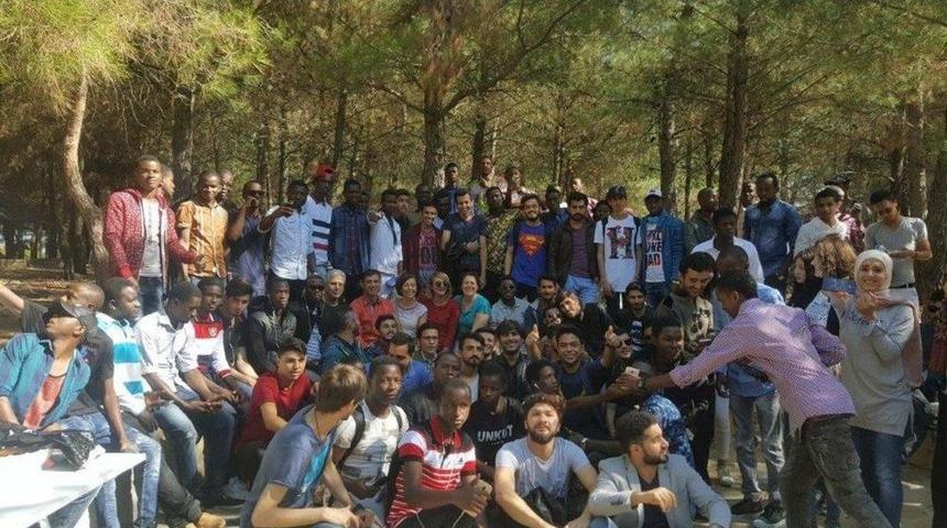 Rekt&ouml;r Harmandar, Uluslar Arası &Ouml;ğrencilerle Bir Araya Geldi