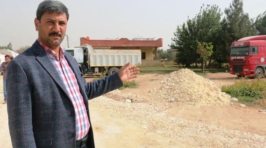 Akçakale’de Yol Çalışmaları Sürüyor