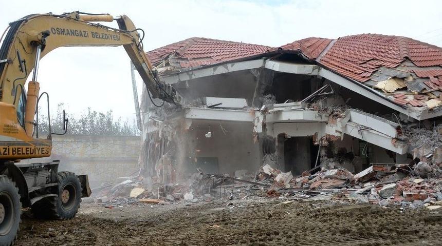 Kaçak Villa Yıkıldı