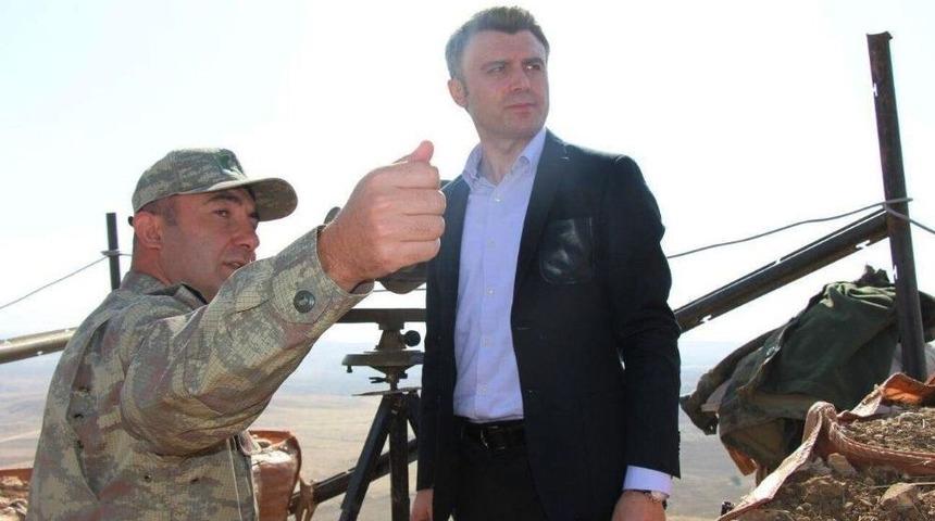 Kaymakamdan Mehmet&ccedil;iğe Moral Ziyareti