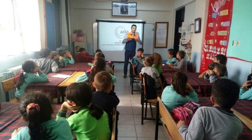 Afad &Ouml;ğrencileri Olası Afetlere Karşı Eğitiyor