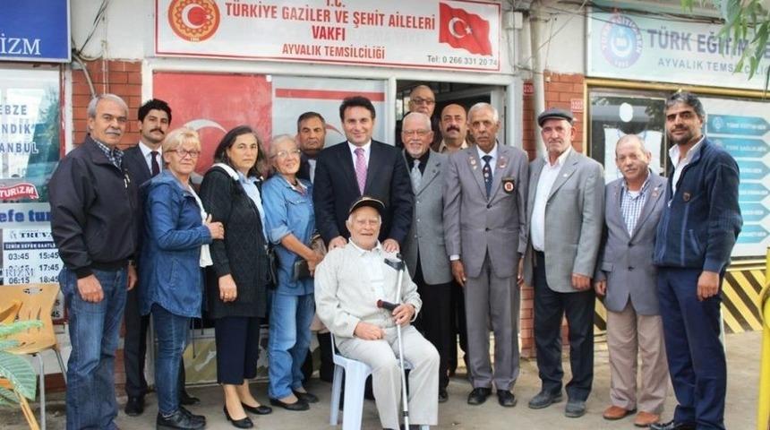 Ayvalık Kaymakamı G&ouml;rg&uuml;l&uuml;aslan, Gazilere Gezi S&ouml;z&uuml; Verdi