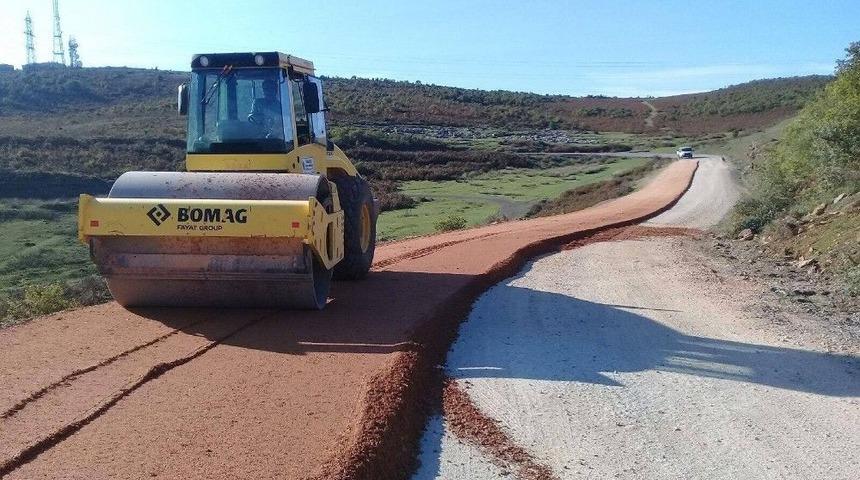 Kış &Ouml;ncesi K&ouml;rfez&rsquo;de Yol Bakımları S&uuml;r&uuml;yor