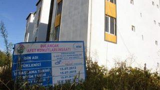 Giresun’da Bitirilemeyen Afet Evleriyle İlgili Yüklenici Firmadan Açıklama Yapıldı