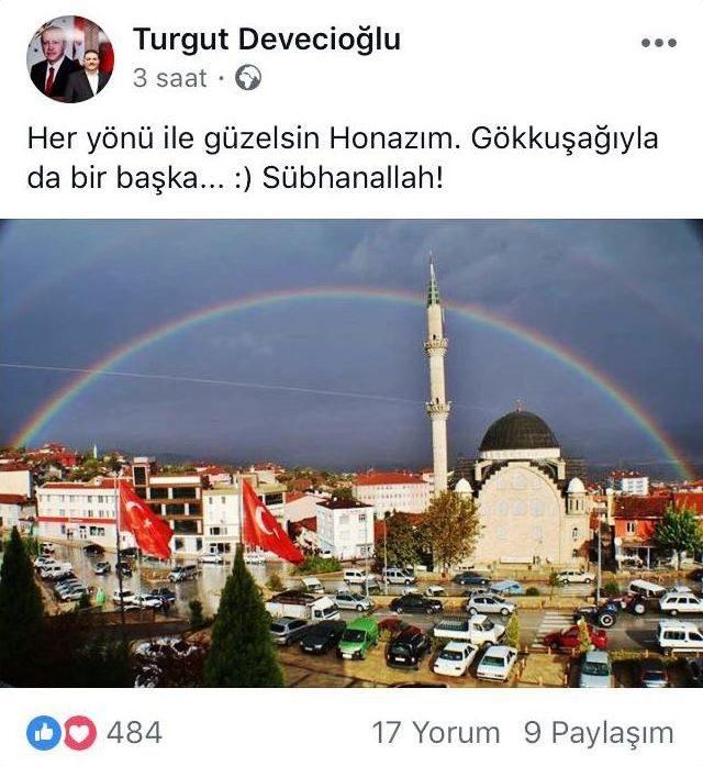 Yağmur Sonrası Gök Kuşağı Güzelliğ