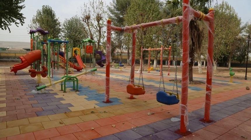 Cizre&rsquo;de Park &Ccedil;alışmaları S&uuml;r&uuml;yor