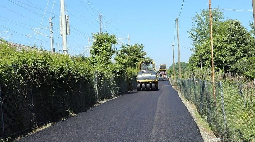 Sapanca&rsquo;ya Son 10 Ayda 9 Bin Ton Asfalt Atıldı