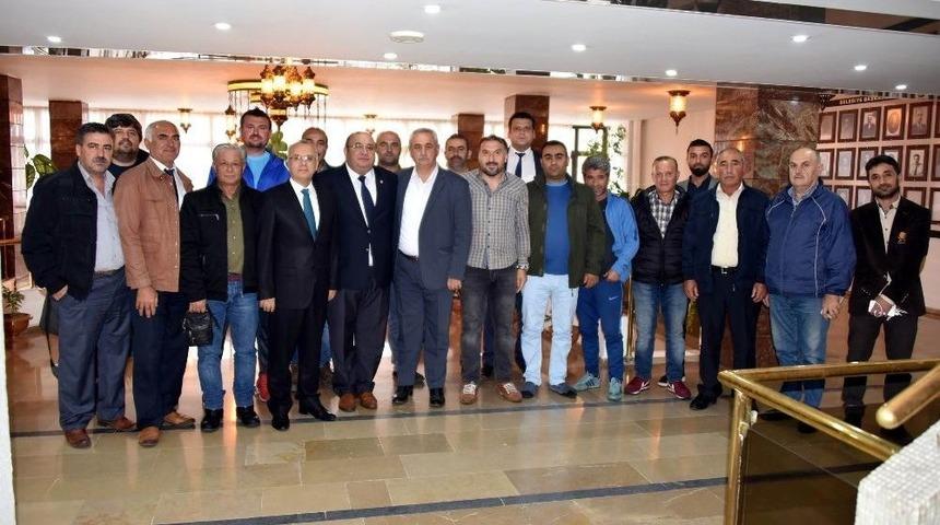 Başkan Kayda, Askf Başkanı Timur&rsquo;u Ağırladı