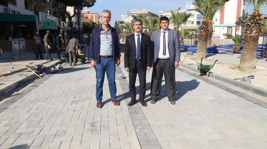 Turgutlu&rsquo;nun Prestij Caddesi Hızla İlerliyor