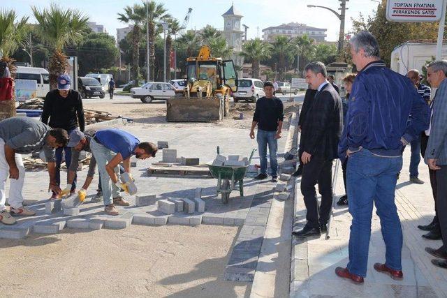 Turgutlu’nun Prestij Caddesi Hızla İlerliyor