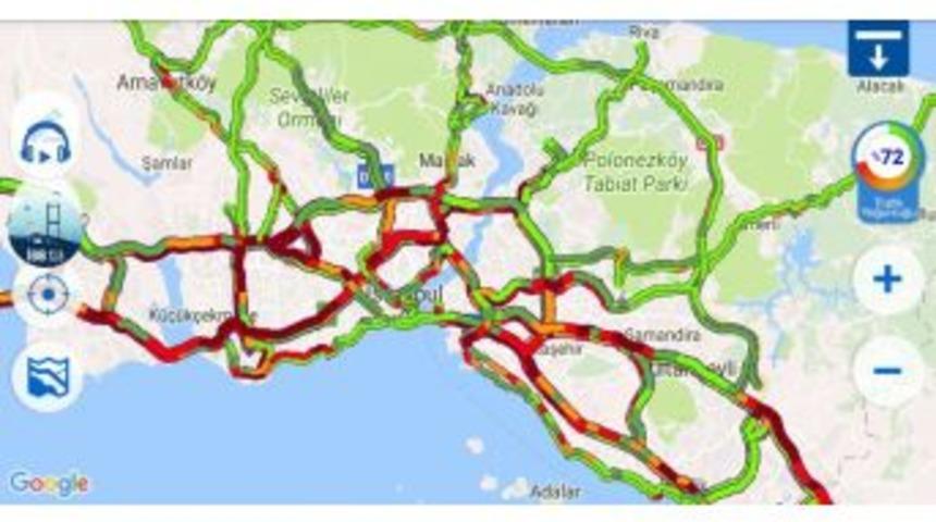 Sağanak Yağış, Anadolu Yakası&rsquo;nda Etkili Oluyor