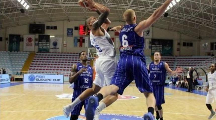 Fıba Europe Cup: D. İ. B&uuml;y&uuml;k&ccedil;ekmece: 79 - Belfius Mons-hainaut: 84