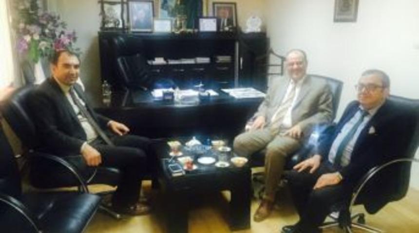 Defterdar Kamar&rsquo;dan Başkan Berge&rsquo;ye Ziyaret