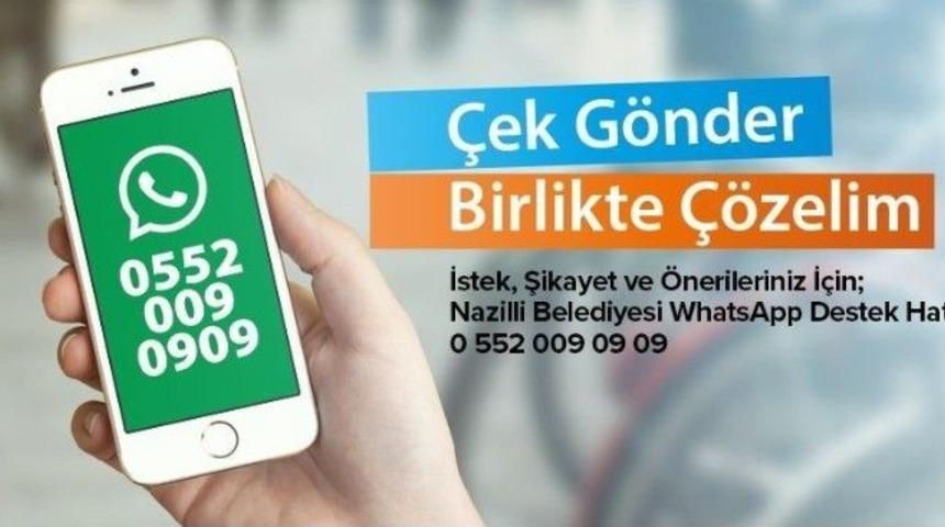 Nazilli Belediyesi Whatsapp Hattı Hizmete Girdi