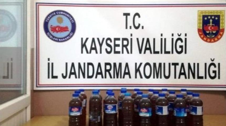 Kayseri’de 12 Litre Sahte Boğma Rakı Ele Geçirildi