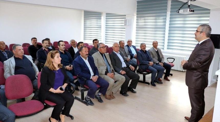 Yozgat’ta Muhtarlara Madde Bağımlılığı Eğitimi Verildi