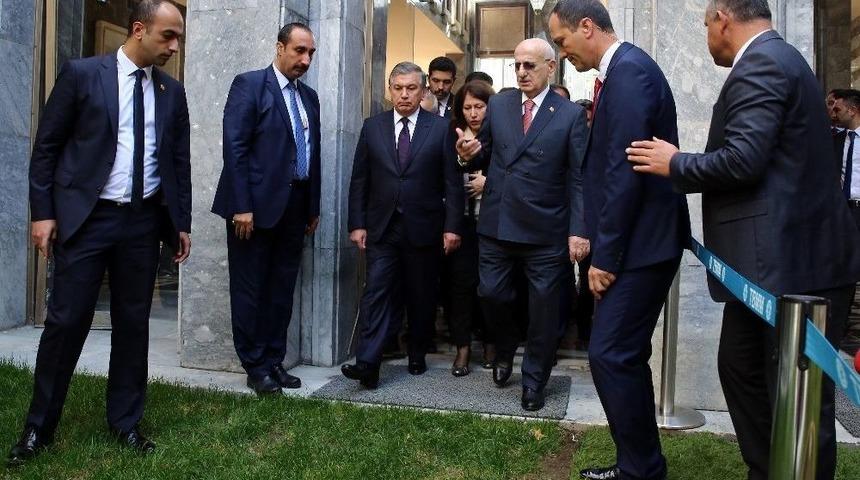 Özbekistan Cumhurbaşkanı Mirziyoyev Tbmm’de