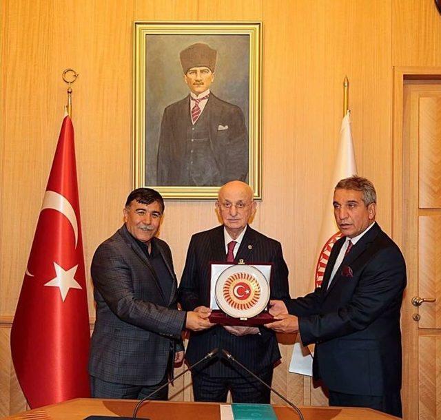 Başkan Mustafa Koca&rsquo;dan Tbmm Başkanı Kahraman&rsquo;a Ziyaret 1