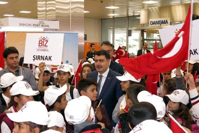 İlk Kez Uçağa Binen Şırnaklı Çocuklar İstanbul’da