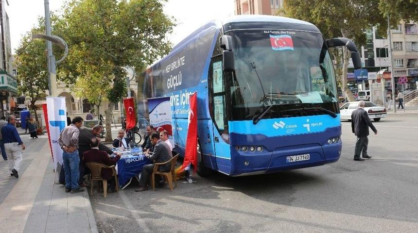 İşkur’un Milli Seferberlik Otobüsü Adıyaman’da