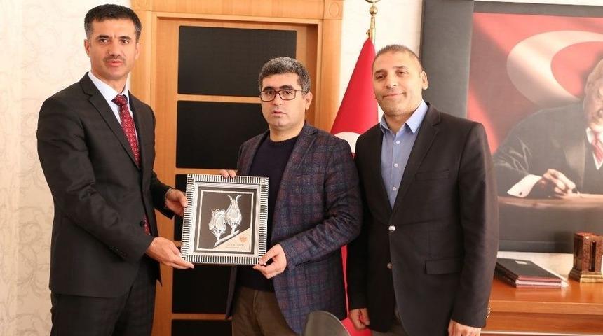 Muş İlder Y&ouml;netiminden Kaymakam &Ccedil;etin&rsquo;e Ziyaret