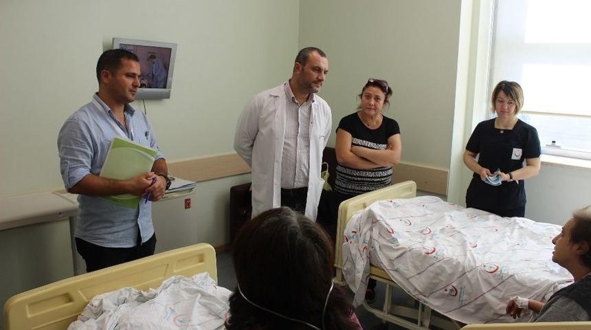 Aeah Yönetiminden Hastalara Ziyaret