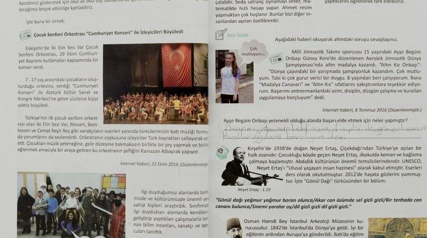 İki Elin Sesi Var &Ccedil;ocuk Senfoni Orkestrası Ders Kitaplarında