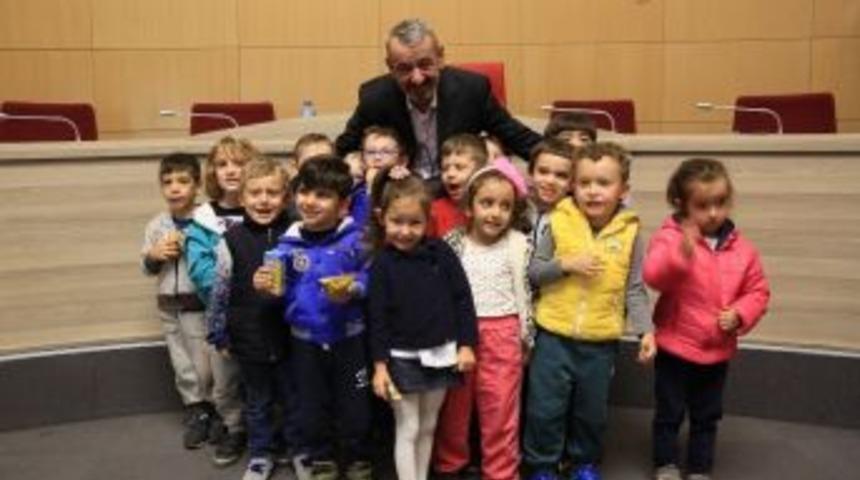 Başkan Şenol, Anaokulu &Ouml;ğrencileriyle Buluştu