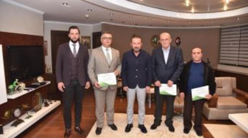 Başkan Doğan, Asans&ouml;r Kurallarına Uyanlara Teşekk&uuml;r Belgesi Verdi