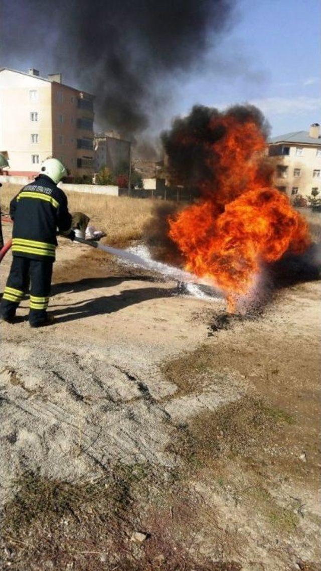 Bayburt İtfaiyesi’nden Yangın Tatbikatı