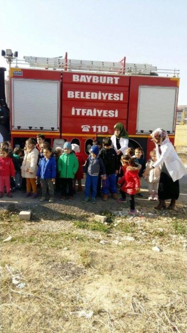 Bayburt İtfaiyesi’nden Yangın Tatbikatı