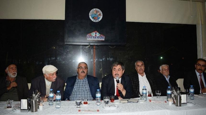 Başkan Eser, &Ccedil;arşı Esnafı İle Bir Araya Geldi