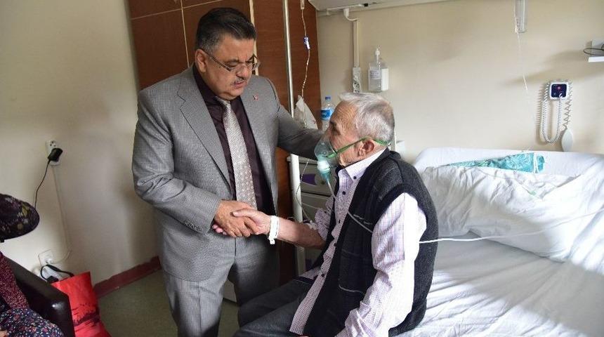 Başkan Yağcı&rsquo;dan Hastane Ziyareti