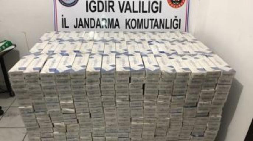 Iğdır&rsquo;da 3 Bin 581 Paket Ka&ccedil;ak Sigara Ele Ge&ccedil;irildi
