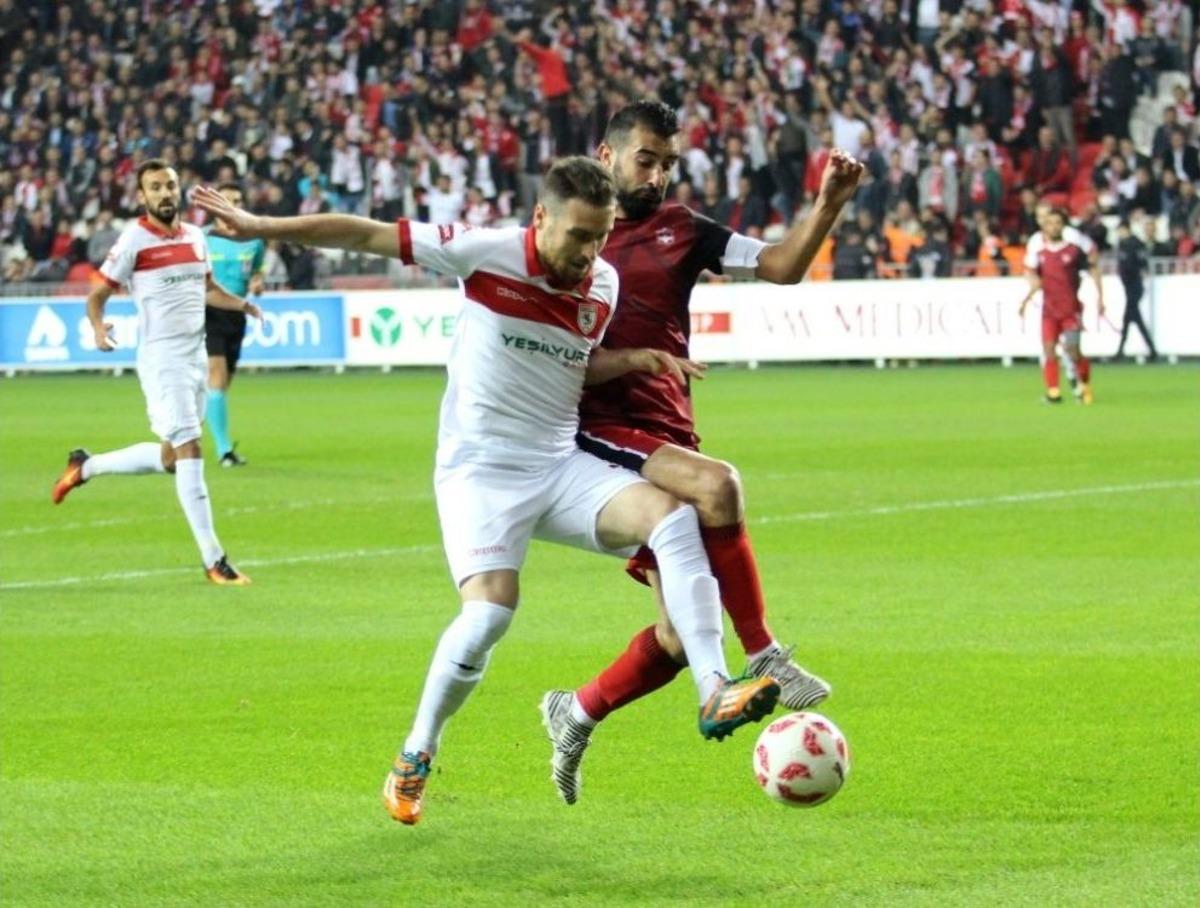 Tff 1. Lig: Samsunspor: 2 - Gaziantepspor: (ma&ccedil; Devam Ediyor)