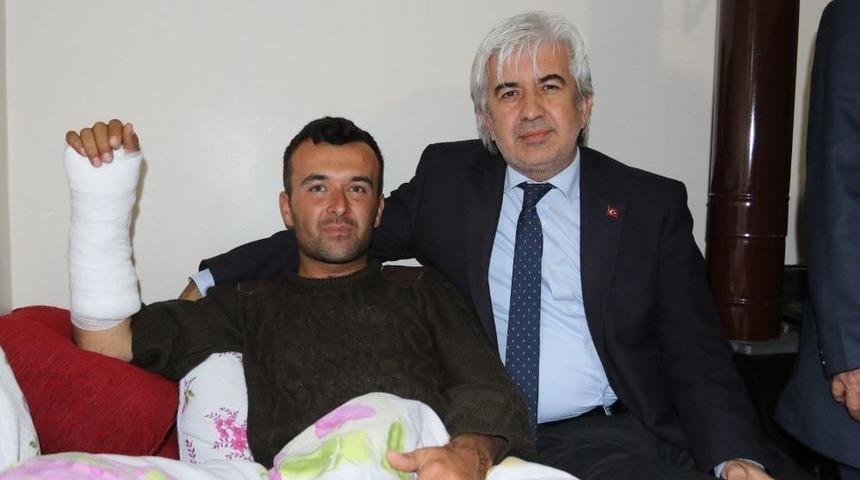 Hakkari&rsquo;de Yaralanan Gazi Ali Coşkun: "bug&uuml;n &Ccedil;ağırsalar Yine Hi&ccedil; D&uuml;ş&uuml;nmeden Giderim"