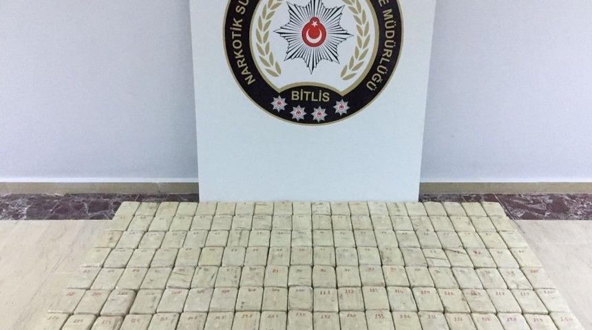 Bitlis&rsquo;te 77 Kilo Eroin Ele Ge&ccedil;irildi