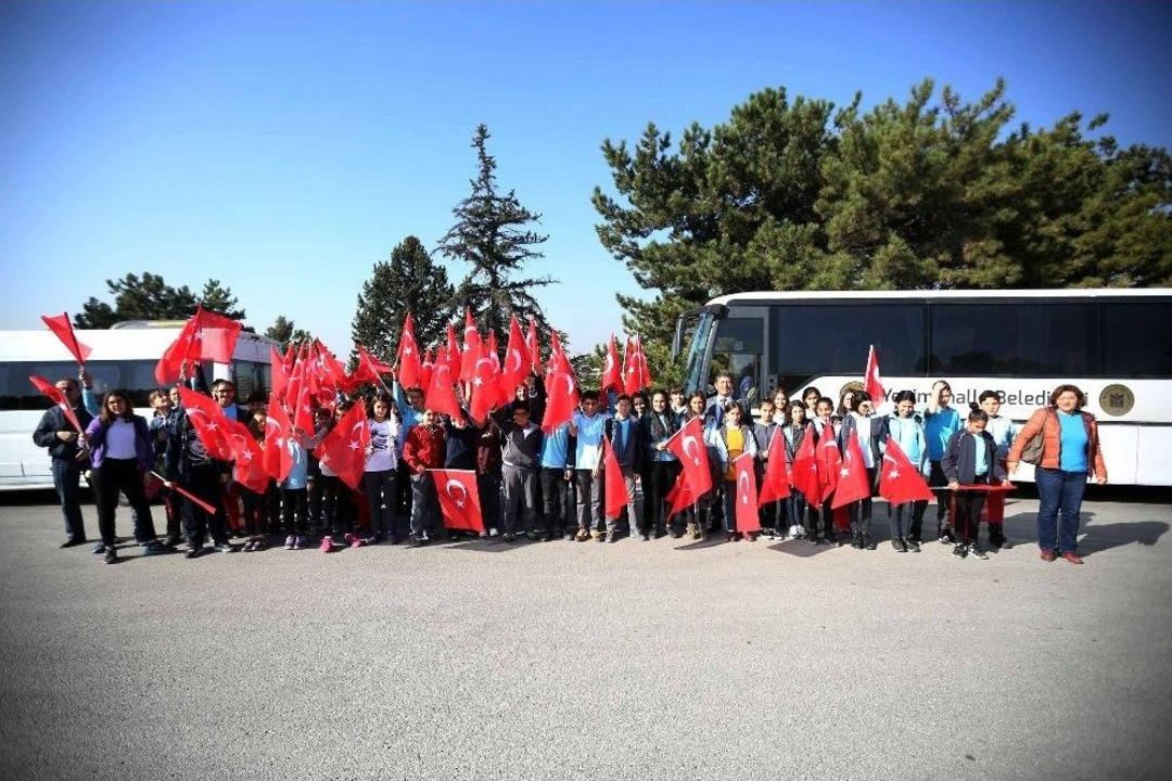 Kardelenler Anıtkabir&rsquo;de